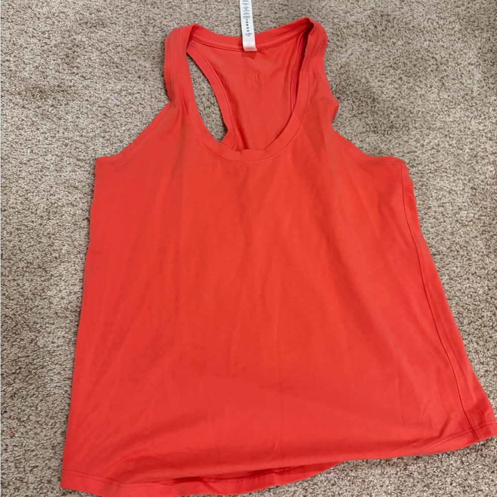 Lululemon Athletica Vibrant Orange Tank Top
